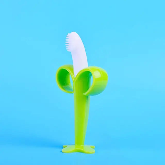 Baby Silicone Training Toothbrush - Daileylife