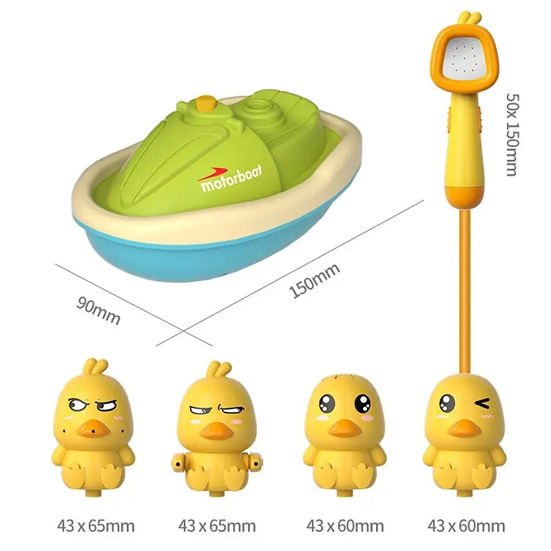 Electric Duck Spray Baby Bath Toy Set - Daileylife