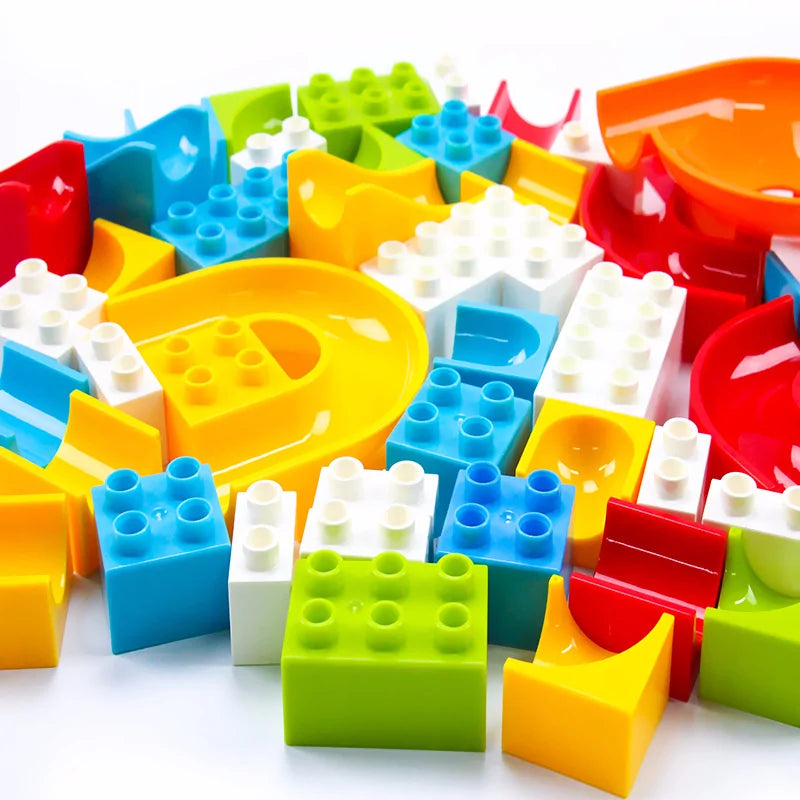 Duploed Blocks Funnel Slide Bricks Toys For Children - Daileylife