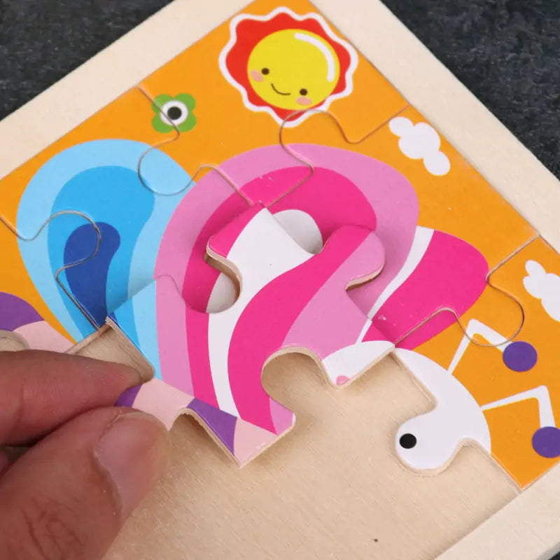 Kids Toys Wooden 3D Puzzle - Daileylife