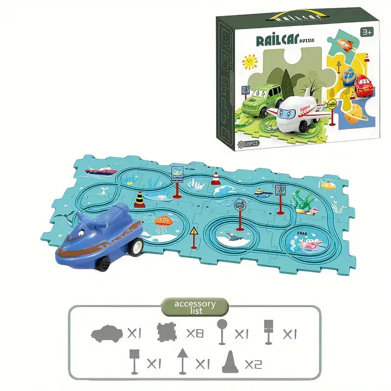 Kids Car Track Set - Daileylife