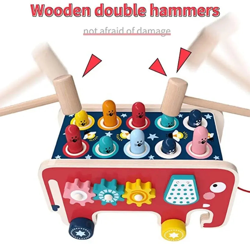 Wooden Hammer Toys For Kids - Daileylife