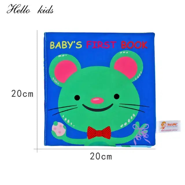 3D Soft Baby Books Activity Quiet Cloth Book - Daileylife