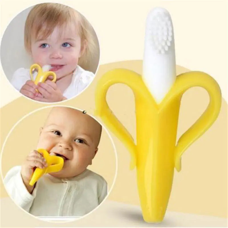 Baby Silicone Training Toothbrush - Daileylife