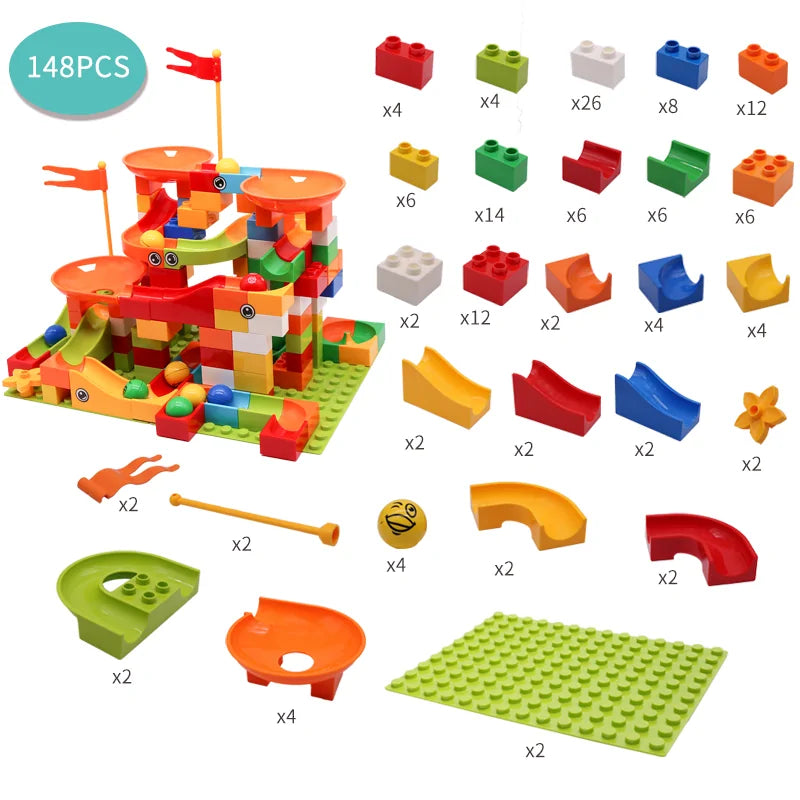 Marble Race Run Block Toys - Daileylife