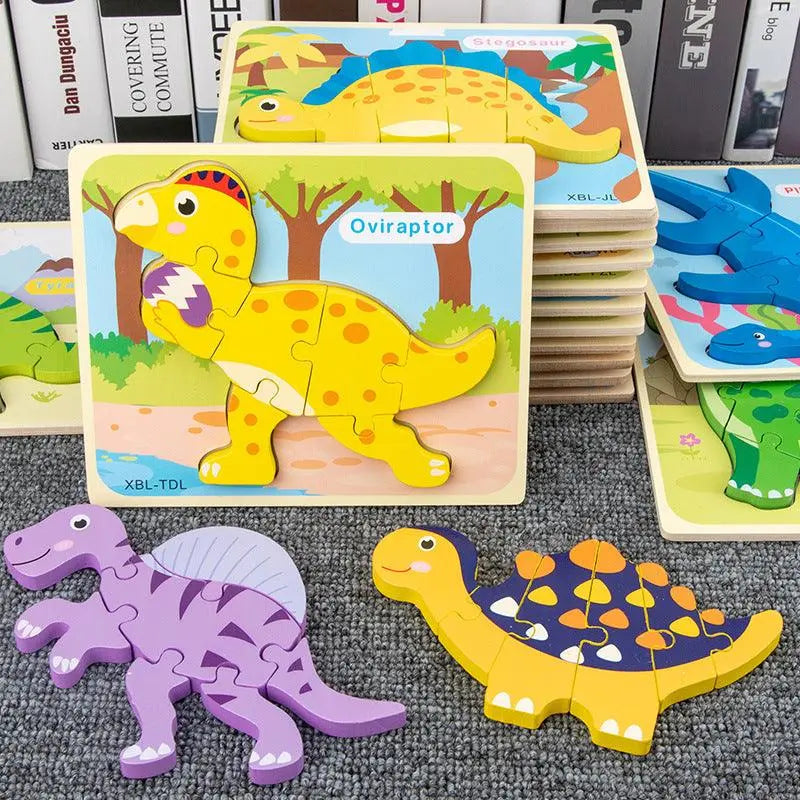 Wooden 3D Montessori Jigsaw Puzzle - Daileylife