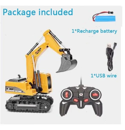 RC Excavator Toy Car - Daileylife