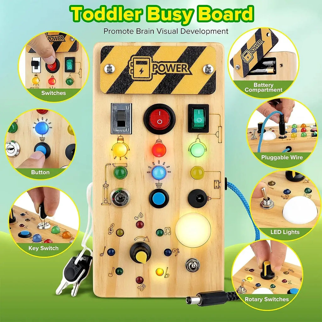 Busy Board Sensory Toy - Daileylife