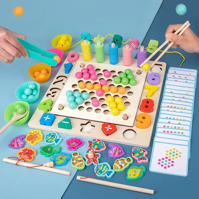 Kids Puzzle Board Math Game - Daileylife