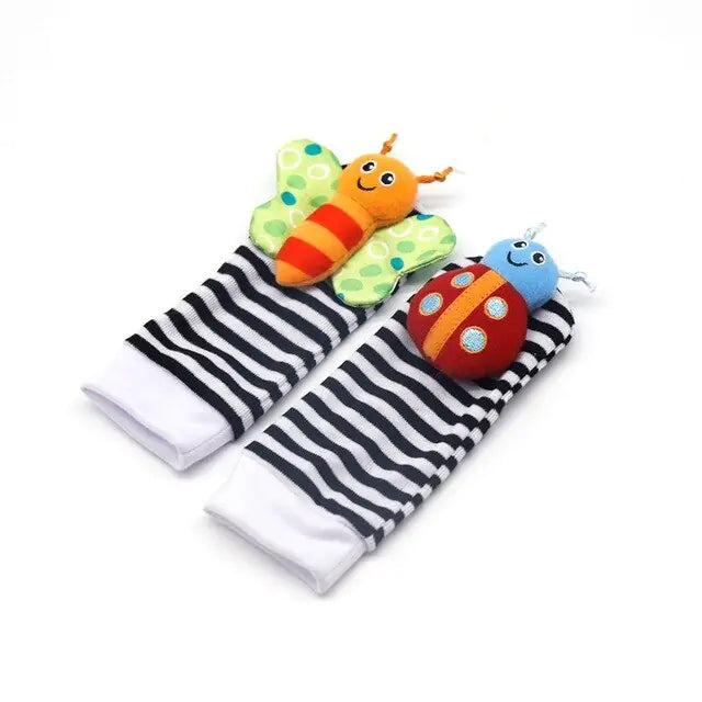 Baby Tiny Toes Rattle Sock Set - Daileylife