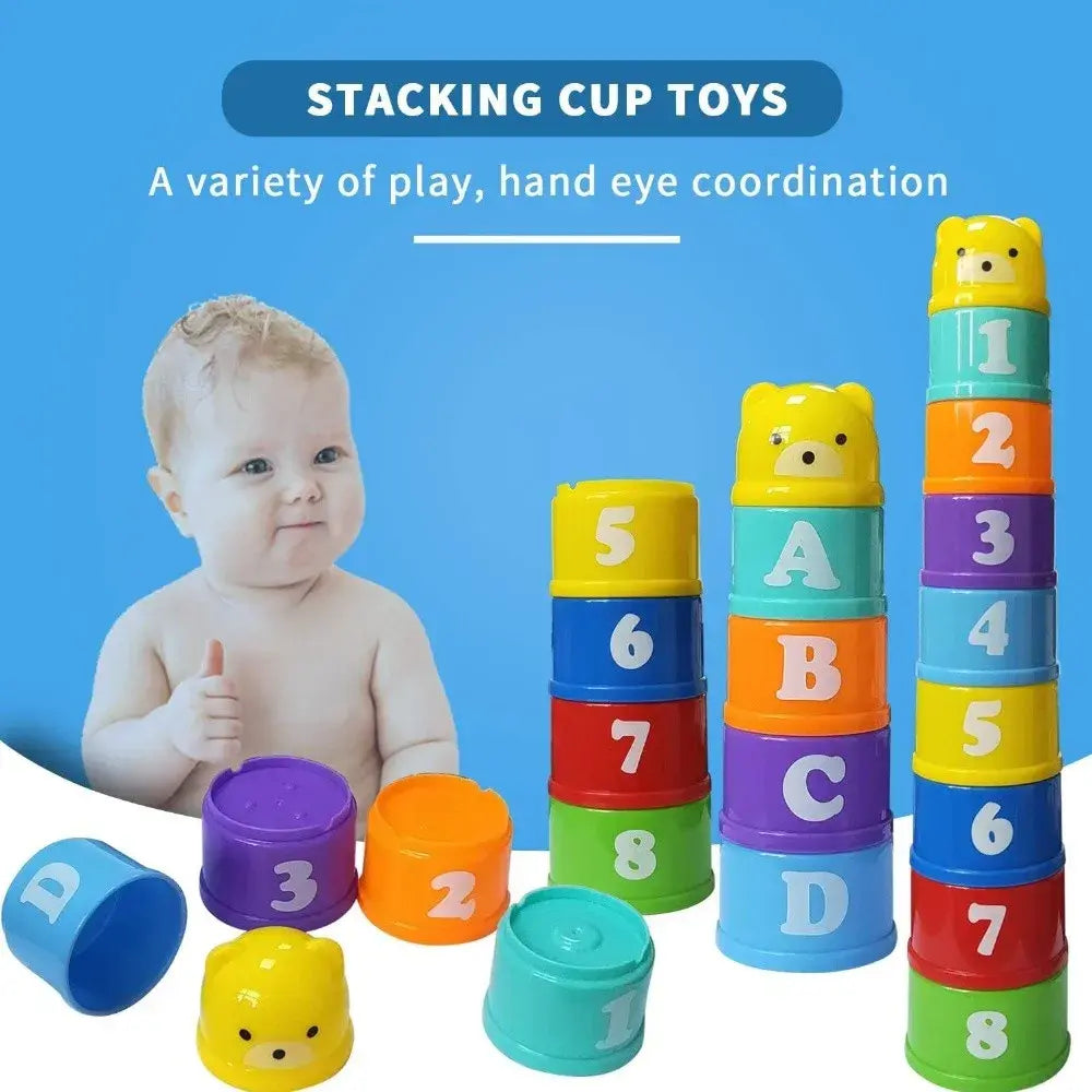 Games Tool Cup Stacking Educational Toys - Daileylife