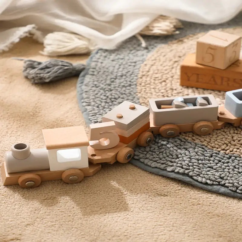 Wooden Train Set - Daileylife