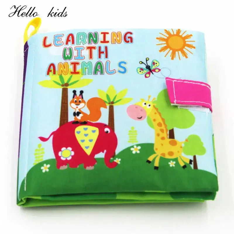 3D Soft Baby Books Activity Quiet Cloth Book - Daileylife