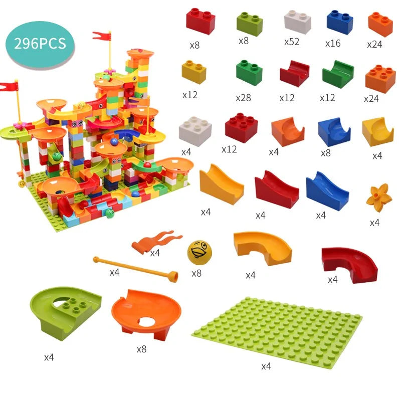 Marble Race Run Block Toys - Daileylife