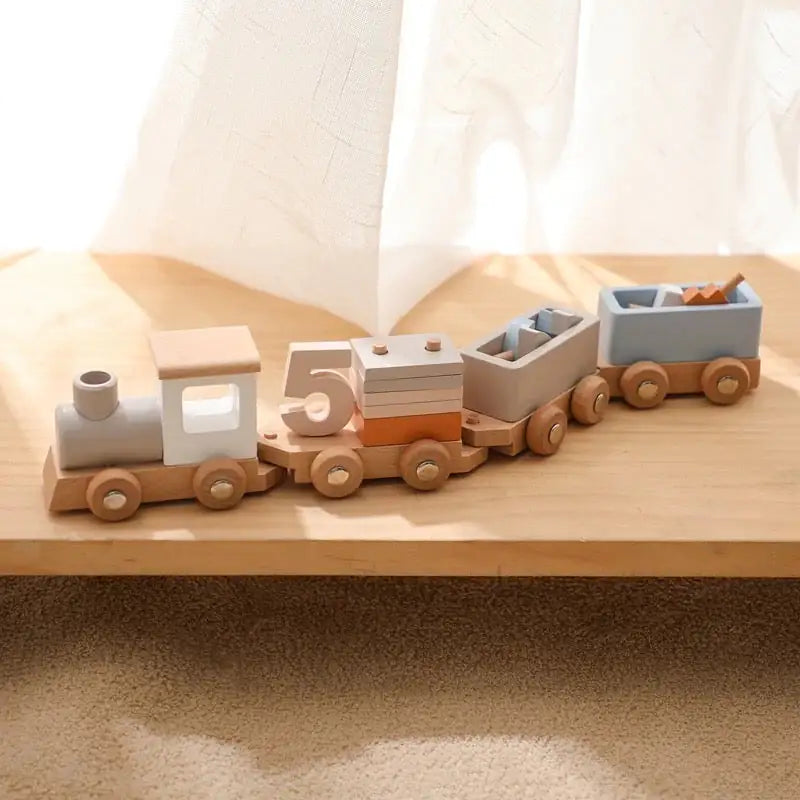 Wooden Train Set - Daileylife