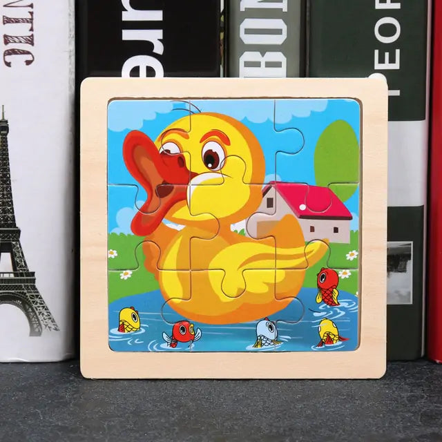 Kids Toys Wooden 3D Puzzle - Daileylife