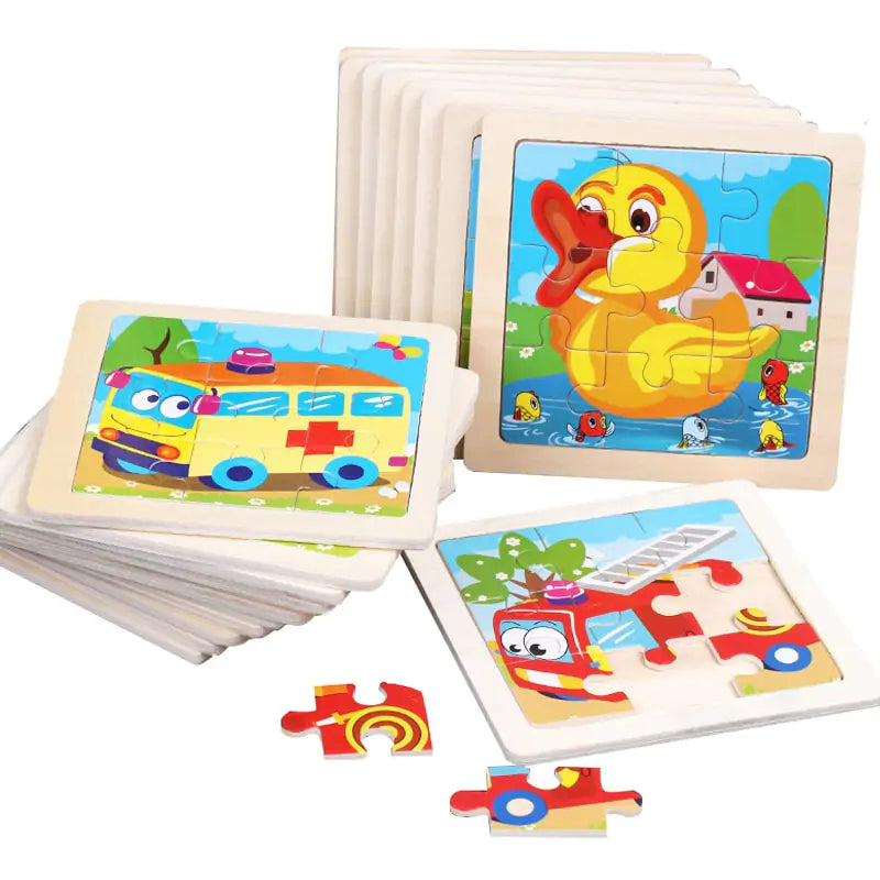 Kids Toys Wooden 3D Puzzle - Daileylife