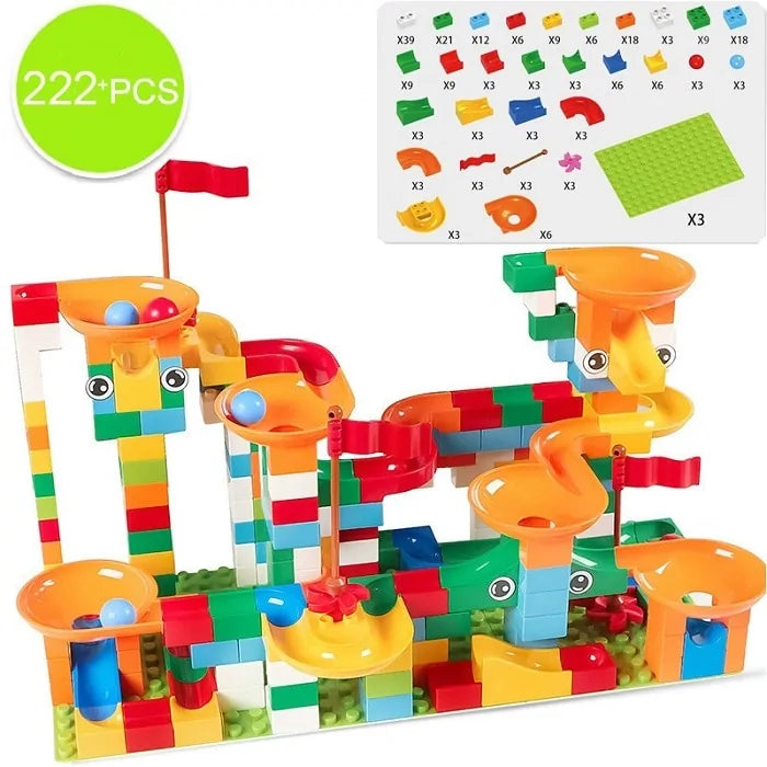 Marble Race Run Block Toys - Daileylife