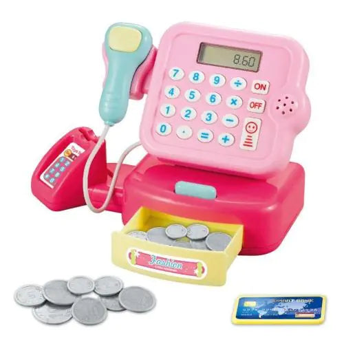 Children's Mini Cash Register Toy with Scanner - Daileylife