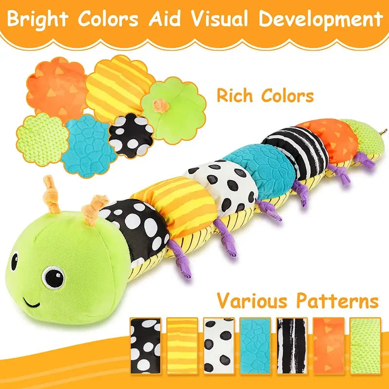 Musical Caterpillar Plush Toy - Daileylife