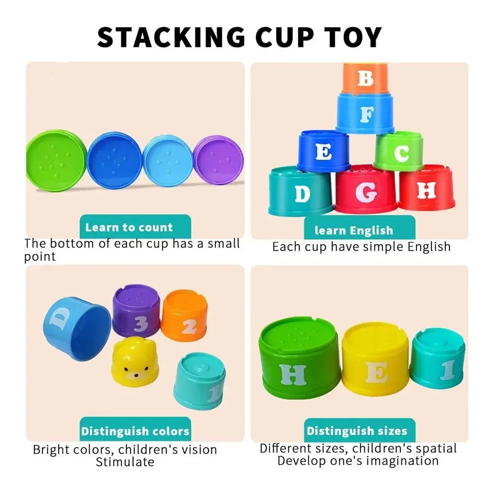 Games Tool Cup Stacking Educational Toys - Daileylife