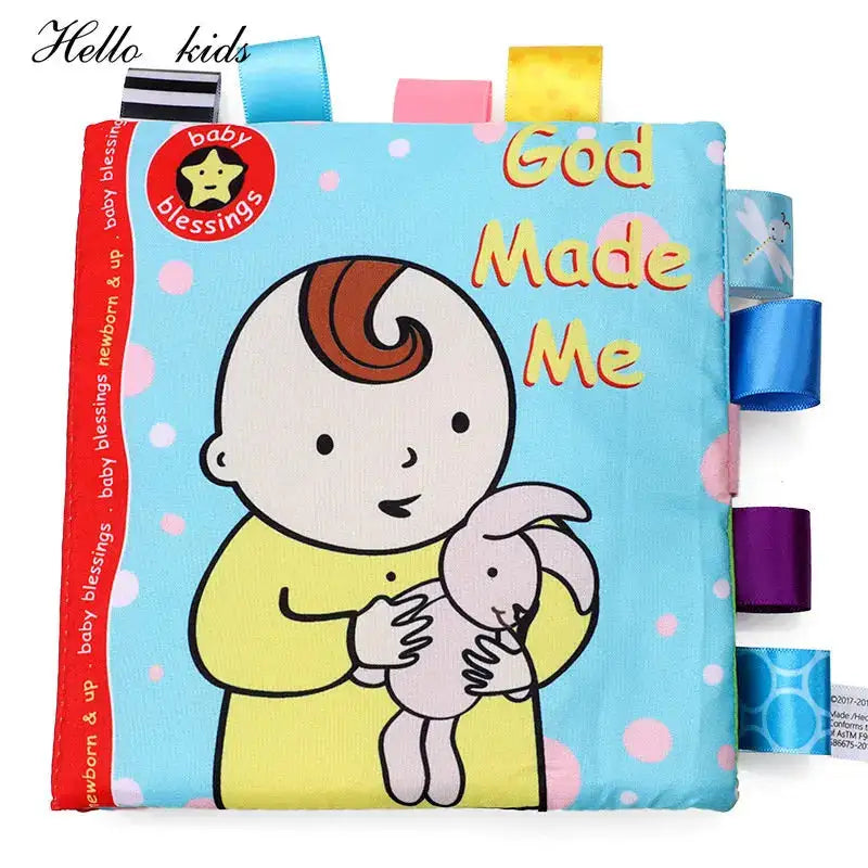 3D Soft Baby Books Activity Quiet Cloth Book - Daileylife