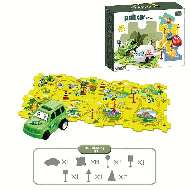 Kids Car Track Set - Daileylife