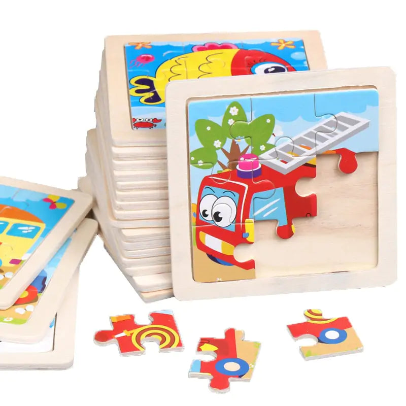 Kids Toys Wooden 3D Puzzle - Daileylife