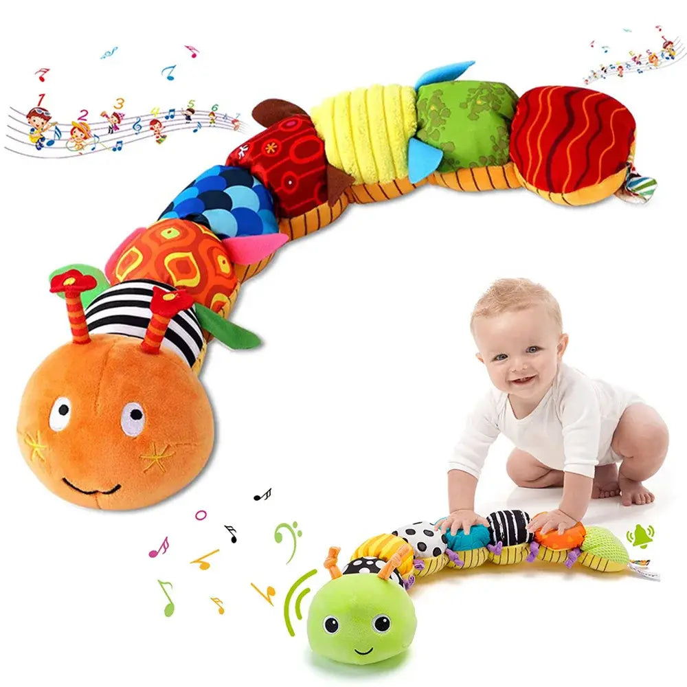 Musical Caterpillar Plush Toy - Daileylife