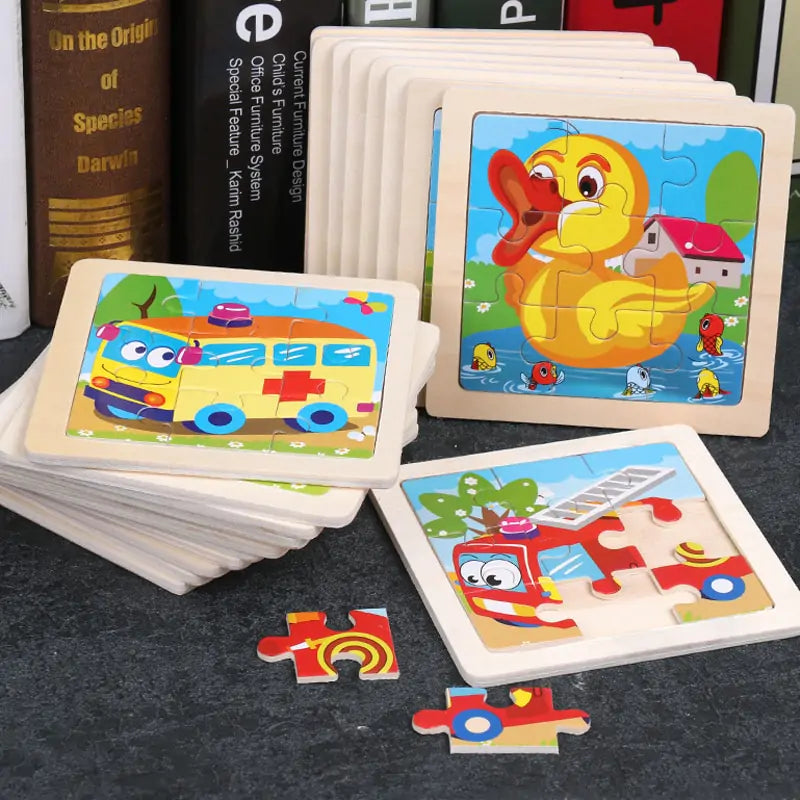 Kids Toys Wooden 3D Puzzle - Daileylife